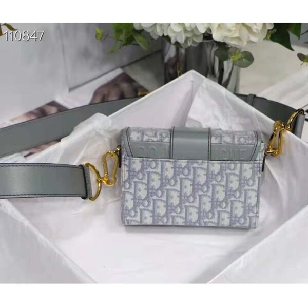 Dior Women 30 Montaigne Bag Gray Dior Oblique Jacquard (2)