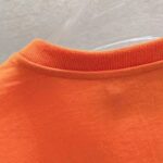 Gucci GG Men Gucci Tiger Cotton T-Shirt Orange Jersey Crewneck - Image 13