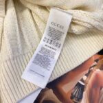 Gucci GG Women Gucci Tiger Knit Sweater Patch Wool Cotton Tiger Flower – Bild 10