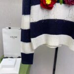 Gucci GG Women Gucci Tiger Wool Sweater Embroidery Tiger Flower Crewneck – Bild 8