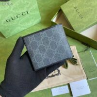 Gucci GG Women Wallet Interlocking G Black GG Supreme Canvas (9)