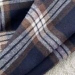 Gucci Men Check Wool Shirt Blue Yellow Check Leather Interlocking G Tag - Image 11