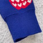 Gucci Men GG Les Pommes Cotton Cardigan Dark Blue Red Apple Knit Cotton Jacquard - Image 7