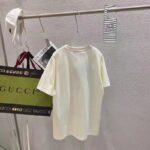 Gucci Men GG Tiger Cotton T-Shirt White Jersey Tiger Head Crewneck - Bild 3