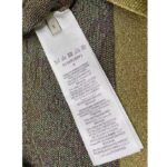 Gucci Women GG Tiger Jacquard Cardigan Gold Green Tiger Flower Extra Fine Lurex Crewneck – Bild 9