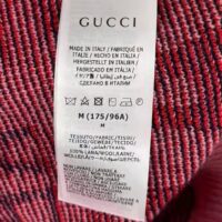 Gucci Men Gucci 100 Wool Sweater Pink Red Knit Wool Crew Neck (8)