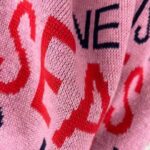 Gucci Women Les Pommes Cotton Heart Sweater White Hearts Knit Cotton Jacquard V-Neck - Image 7