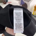 Gucci Women Logo Print Hooded Sweatshirt Black Heavy Felted Organic Cotton Jersey – Image 7