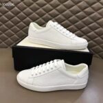 Gucci Unisex Ace GG Embossed Sneaker White GG Embossed Leather Rubber Sole - immagine 5