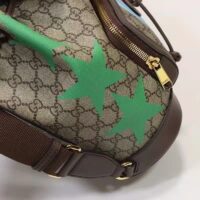Gucci Unisex Backpack with Interlocking G Beige Centum Stars G GG Supreme Canvas (10)