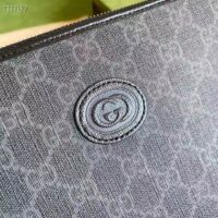 Gucci Unisex Beauty Case Interlocking G Black GG Supreme Canvas (9)