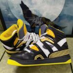 Gucci Unisex GG Gucci Basket Sneaker Black Demetra Rubber Interlocking Grey Mesh – Bild 4