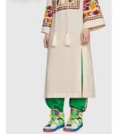 Gucci Unisex GG Gucci Basket Sneaker Green Demetra Rubber Interlocking G Patch - Bild 11