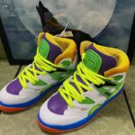 Gucci Unisex GG Gucci Basket Sneaker Green Demetra Rubber Interlocking G Patch - Bild 3