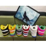 Gucci Unisex GG Gucci Basket Sneaker Pink Demetra Rubber Interlocking Grey Mesh – Bild 9