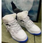 Gucci Unisex GG Gucci Basket Sneaker White Demetra Rubber Interlocking G Patch - Bild 3