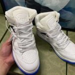 Gucci Unisex GG Gucci Basket Sneaker White Demetra Rubber Interlocking G Patch - Bild 5