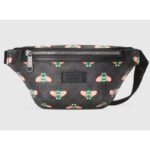 Gucci Unisex Gucci Bestiary Belt Bag Bees Black GG Supreme Canvas