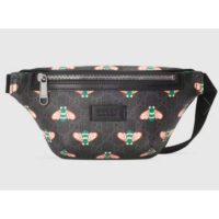 Gucci Unisex Gucci Bestiary Belt Bag Bees Black GG Supreme Canvas (2)