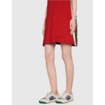 Gucci Unisex Screener Sneaker Crystals Brown Blue GG Canvas 3.6 cm Heel - Imagen 17