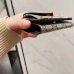 Gucci Unisex The Hacker Project Papier Mini Wallet Beige GG Balenciaga Print – Bild 7