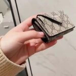 Gucci Unisex The Hacker Project Papier Mini Wallet Beige GG Balenciaga Print – Bild 5