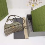 Gucci Unisex The Hacker Project Small Hourglass Bag Beige GG Supreme Canvas - Bild 6