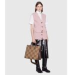 Gucci Unisex Tote Bag Jumbo GG Camel Ebony Jumbo GG Canvas - immagine 10