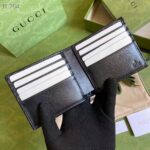Gucci Unisex Wallet Interlocking G Black GG Supreme Canvas Leather - Imagen 5