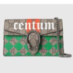 Gucci Women Dionysus Super Mini Bag Beige GG Supreme Canvas Centum Print