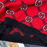 Gucci Women GG Reversible Interlocking G Wool Sweater Crewneck Short Sleeves - Image 8