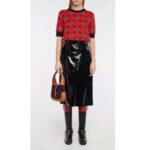 Gucci Women GG Reversible Interlocking G Wool Sweater Crewneck Short Sleeves - Image 11