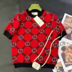 Gucci Women GG Reversible Interlocking G Wool Sweater Crewneck Short Sleeves - Image 2