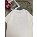 Gucci Women GG Tiger Interlocking G T-Shirt White Cotton Jersey Flower Crewneck Oversize Fit – Bild 8