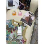 Gucci Women GG Tiger Jacquard Vest Gold Green Tiger Flower Extra Fine Lurex Crewneck – Bild 7