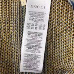 Gucci Women KAI x Gucci GG Jacquard Jumper Dark Blue Teddy Bear Wool Cotton Blend Crewneck - Image 7