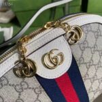 Gucci Women Ophidia GG Small Shoulder Bag Beige GG Supreme Canvas - Image 5