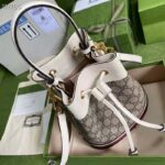 Gucci Women Ophidia Mini GG Bucket Bag Beige Ebony GG Supreme Canvas - Image 7