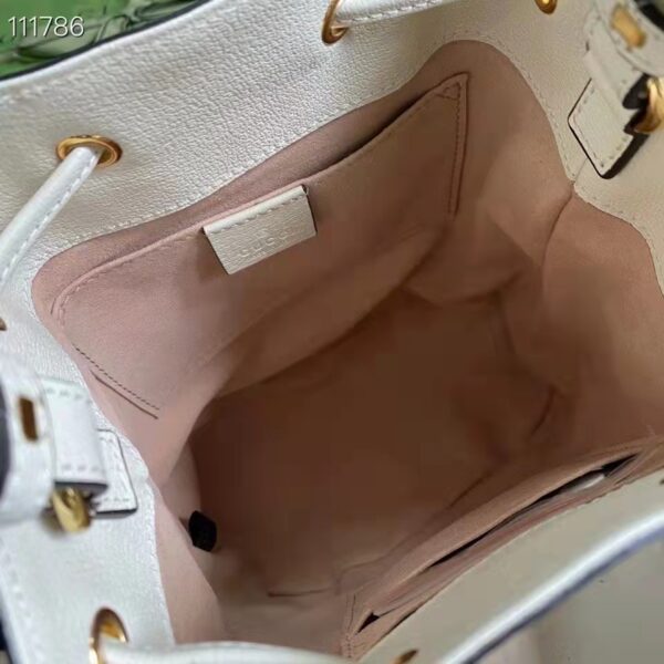 Gucci Women Ophidia Mini GG Bucket Bag Beige Ebony GG Supreme Canvas (3)