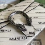 Gucci Women The Hacker Project Small Dionysus Bag Black Balenciaga Print White Leather – Image 5