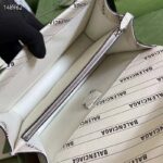 Gucci Women The Hacker Project Small Dionysus Bag Black Balenciaga Print White Leather – Image 8