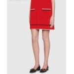 Gucci Women's GG Ballet Flat Bamboo Buckle Black Leather Round Toe Chunky Heel - Image 11