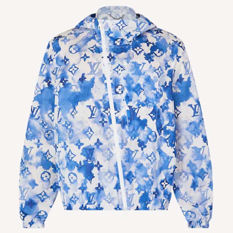 Louis Vuitton LV Women Blue Watercolor Windbreaker 100% Polyamide Indigo  Regular Fit - LULUX