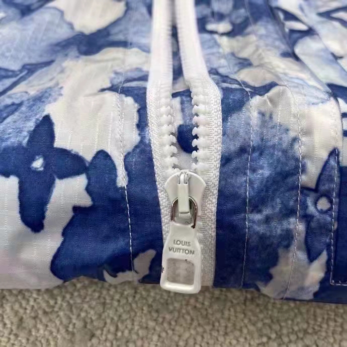 Louis Vuitton Men's Blue Watercolor Windbreaker – Luxuria & Co.