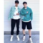 Louis Vuitton LV Men Damier Denim Trunker Jacket Ocean Cotton Regular Fit – Image 11