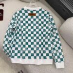 Louis Vuitton LV Men Damier Printed Crewneck Cotton Ocean Classic Sweatshirt Shape - Bild 3