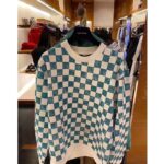 Louis Vuitton LV Men Damier Printed Crewneck Cotton Ocean Classic Sweatshirt Shape - Bild 4