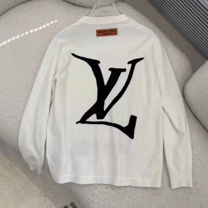 LOUIS VUITTON END GOAL LV CREWNECK WHITE T-SHIRT – e-Outlet