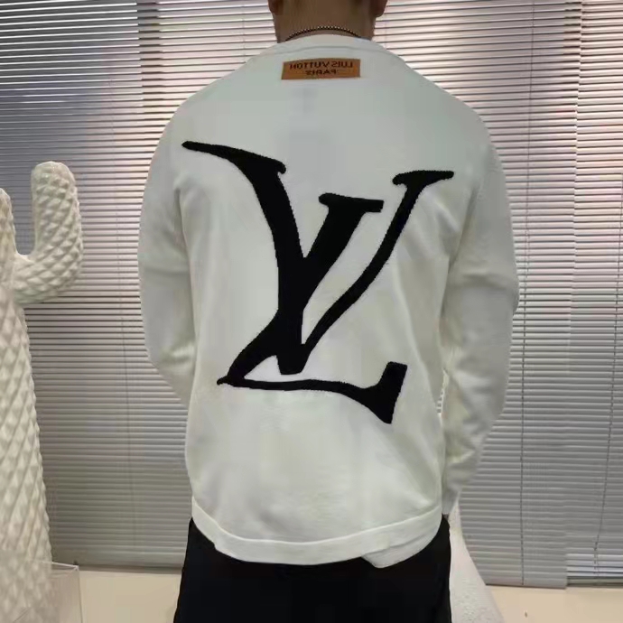 Louis Vuitton End Goal LV Crewneck White Men's - FW21 - US