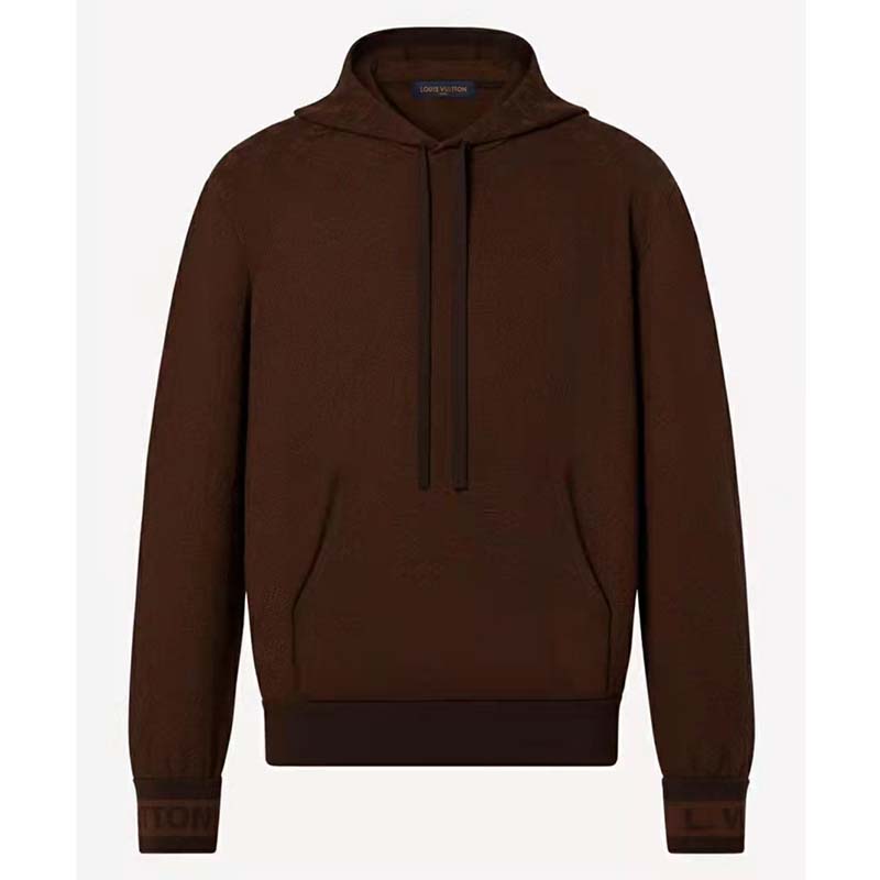 Louis Vuitton Men's Brown Polyamide Elastane Half Zip Reflective Monogram  Pullover Sweater – Luxuria & Co.